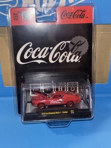 1970 FORD MUSTANG MACH 1 M2 MACHINES,RED,COCA-COLA CHASE,750 PIECES WORLDWIDE!!! - Picture 1 of 5