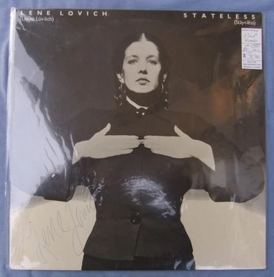1979 Lene Lovich Stateless Vinyl LP Stiff Album Sealed Unopened Signed Cover - Image 1 of 4