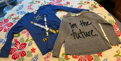 Lot of 2 Long Sleeve t-Shirts 4T Joah Love "I'm the Future" & Bottlecaps Hockey - Image 1 of 4