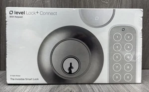 Level Lock+ Connect Keypad Smart Lock BT/Wi-Fi Dead Bolt Lock Satin Nickel NEW - Bild 1 von 1