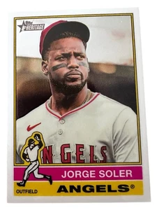 2025 Topps Heritage - Jorge Soler #13 Chrome Los Angeles Angels - Picture 1 of 2