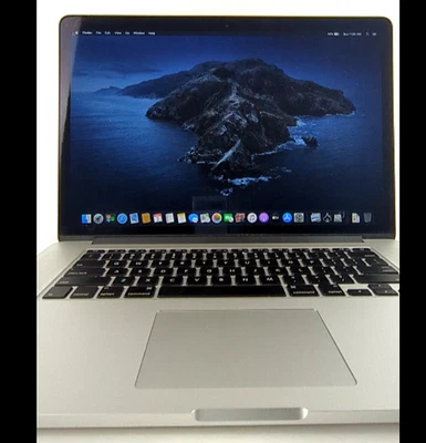 Apple MacBook Pro A1398 Core i7 2.4GHz Early 2013 15" 250GB SSD Tested Working - Image 1 of 4