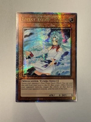 Effect Veiler Alt Art Quarter Century Rare! Yugioh Stampede 1st Ed NM RA04-EN004 - Image 1 of 2