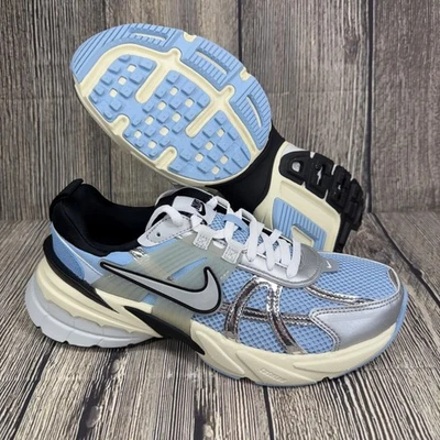 耐克 V2K Run Psychic 蓝色/金属银色女式 9 HF1876-400 — 第 1/4 张图片