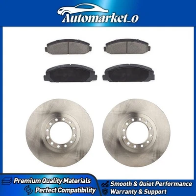 Kit de pastillas de freno rotores de freno delanteros para Chevrolet W4500 Tiltmaster 1999-2009 Foto 1 de 4