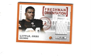 2011 Rookies and Stars Longevity Freshman Orientation Jerseys #22 Greg Little - Picture 1 of 2