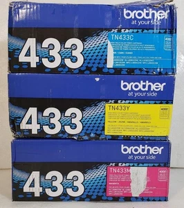 Original BRUDER TN433 CMY 3er Pack Cyan Magenta Gelb - Bild 1 von 2