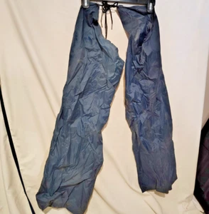 Beinschoner, Wathose, lang, marineblau, zum Binden, wasserabweisend, tragbar - Bild 1 von 9