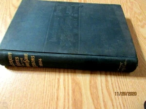 ILLUSTRATIVE NOTES ON THE SUNDAY SCHOOL LESSONS 1894 GILT NEW YORK HUNT & EATON  - Picture 1 of 5