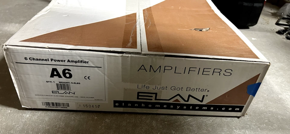 Amplificador de potencia de 6 canales Elan A6 Foto 1 de 1