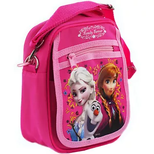 Borsa media Disney Frozen Elsa Anna e Olaf rosa Shoudler - Foto 1 di 2