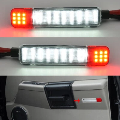 2PCS For Cadillac Escalade 1999-2002 2003 2004 2005 2006 LED Courtesy Door Light - Image 1 of 4