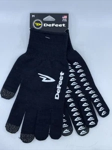 DeFeet Duraglove ET Gloves Black Medium Electric-Touch NEW ON CARD - Picture 1 of 5