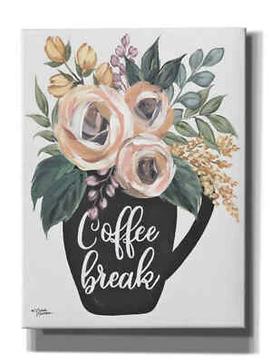 Epic Graffiti 'Coffee Break' by Michele Norman, Giclee Canvas Wall Art - Image 1 of 3