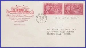 USA3 # 931 ADDR HOUSE OF FARNAM FDC STR2  F.D.R. and Little White House - Picture 1 of 1