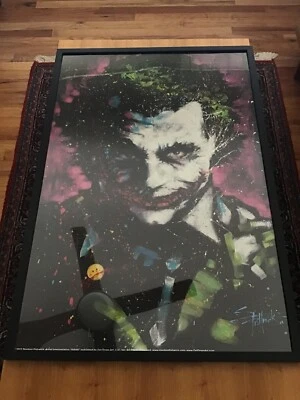 СТИВЕН FISHWICK «HA HA» HEATH LEDGER ОРИГИНАЛЬНЫЙ ПЛАКАТ 2012, РАЗМЕР 24» X 36» - Изображение 1 из 3