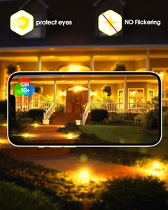 2 Pack Yellow Bug Light Bulbs, LED A19 Bulb 60W-75Watt Equivalent No Blue Out... - Picture 1 of 1