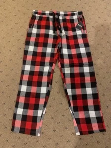 Pantalones de pijama a cuadros Bluenotes para hombre rojos negros blancos talla grande - Imagen 1 de 1