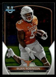 2022 Bowman University Chrome #70 Bijan Robinson Texas Longhorns - Picture 1 of 2