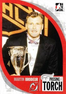 2005-06 ITG Passing the Torch #3 Martin Brodeur, Calder Trophy