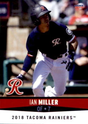 2018 Tacoma Rainiers Choice #15 Ian Miller Downington Pennsylvania Baseball Card - Image 1 of 2