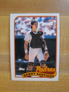 1989 Topps #256 🔥Benny Santiago San Diego Padres ⚾️