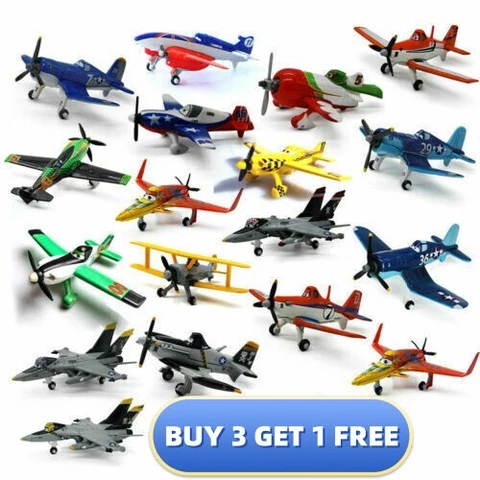 MATTEL DISNEY PIXAR PLANES DUSTY CROPHOPPER DIECAST MODEL 1:45 KIDS TOY LOOSE Cover