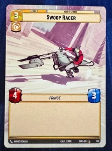 Star Wars Unlimited Spark of Rebellion Swoop Racer HYPERSPACE Common Card - Bild 1 von 2