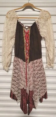 Средневековый Ренессанс платье женщин винтажный Хэллоуин готический костюм платье - Изображение 1 из 4