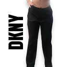 DKNY Vintage Black Front Pleat Wool Pants Size 12