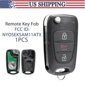 For 2011 2012 2013 Kia Soul Sportage Keyless Entry Car Remote Flip Key Fob - Picture 1 of 9