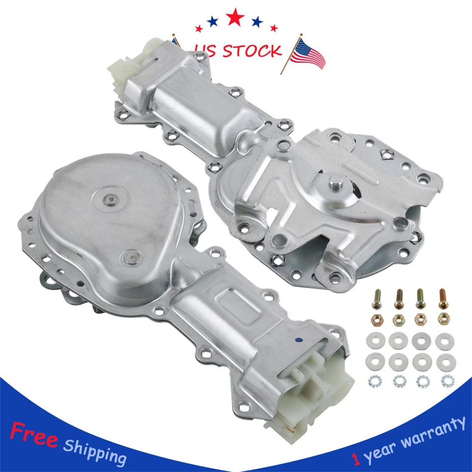 Juego de 2 motores de elevación de ventana eléctrica de puerta de 12 dientes para camioneta Chevy GMC Pontiac Foto 1 de 4