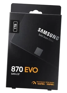 Samsung 1TB 870 EVO SATA 2.5" Internal Drive V-NAND SSD - New In Sealed Box - Afbeelding 1 van 5