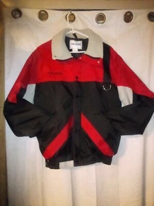 Polaris Snowmobile Jacket Coat Men’s Size L -Long  Red And Black Made In USA - Picture 1 of 12