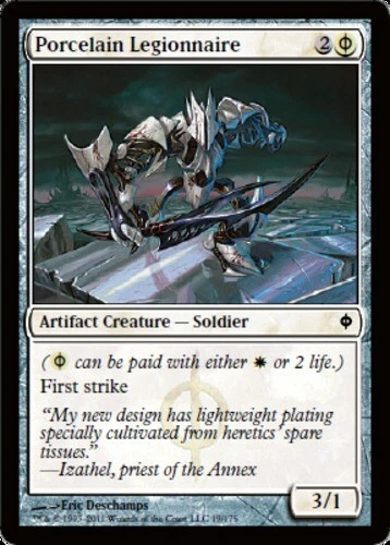 4 Porcelain Legionnaire ~ Near Mint New Phyrexia 4x x4 Playset MTG Magic White C - Image 1 of 1