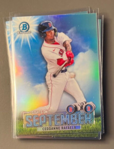 2023 Bowman Sights on September Insert Complete Your Set - Pick Your Card