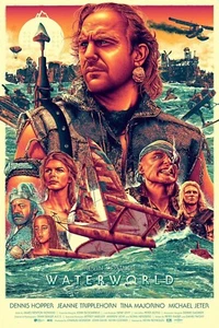 Waterworld (1995) Screen Print By Tom Coupland - Afbeelding 1 van 3