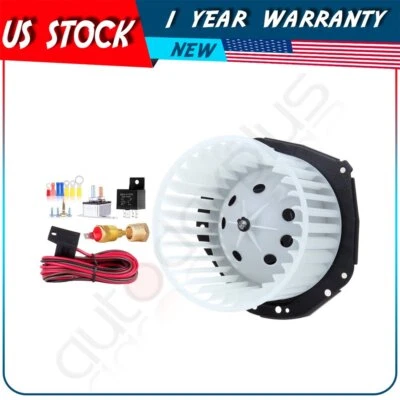 Blower Motor and Resistor HVAC Fit For 1995-1999 GMC C2500 K1500 Suburban Front - Image 1 of 4