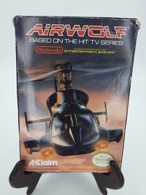 Airwolf Nintendo NES Completo En Caja CIB EXCELENTE ESTADO CIB USADO EN EXCELENTE ESTADO 