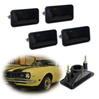 Lámparas marcadoras delanteras y traseras de humo para camioneta Chevrolet Bel Air C10 1968 Foto 1 de 4