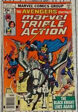 Marvel Triple Action #40 1978 Reprints Avengers #48 1st Black Knight Newsstand 
