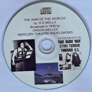 WAR OF THE WORLDS Orson Welles Old Time Radio 1938 broadcast - AUDIO CD - Picture 1 of 3