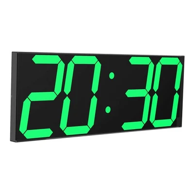 CHKOSDA Digital LED Clock Wall Hanging 18 Inch Large Alarm Clock Remote Control - Image 1 of 4