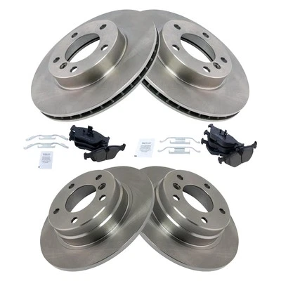 TRQ BKA36430 Disc Brake Kit For BMW 323i 1998-1999 Front Rear 34111164498 Foto 1 de 4