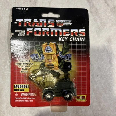Vintage Transformers G1 BRAWN Figure Keychain Fun 4 All Hasbro - Image 1 of 4