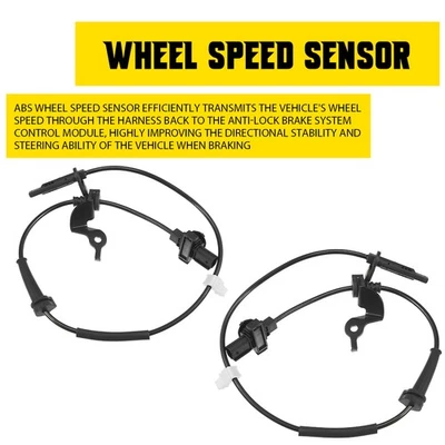 Pair For Honda 2013-17 Accord Wheel Mounted Harness W/ ABS Speed Sensor Front - Image 1 of 4