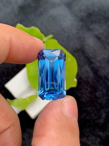 24 kt natürlicher Santa Maria blauer Aquamarin Smaragd loser Edelstein EGL zertifiziert - Bild 1 von 7