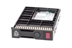HPE 600GB 12G SAS HDD 15k, 2.5 Zoll SFF Festplatte, DS, inkl. 3.5 Zoll Converter - Afbeelding 1 van 4