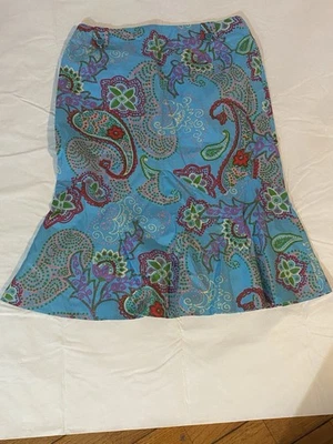 Falda midi floral multicolor Max Mara Weekend talla 12 Foto 1 de 4