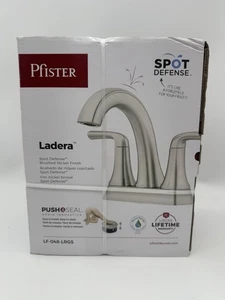 Pfister Ladera 4in. Double Handle Bathroom Faucet w/ Spot Defense Brushed Nickel - Picture 1 of 8